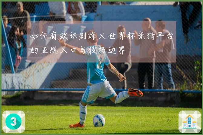 如何有效识别烽火世界杯竞猜平台的正规入口与技巧边界