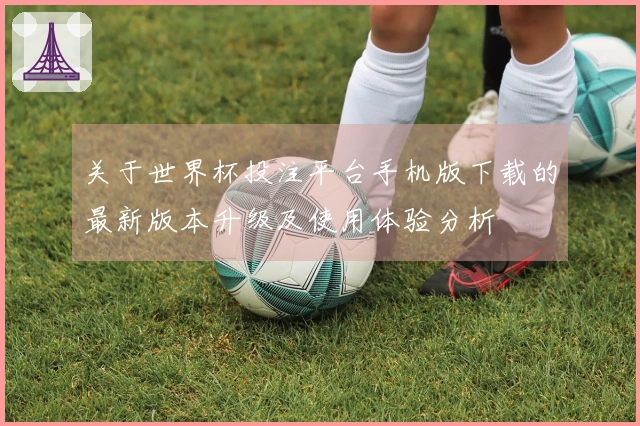 关于世界杯投注平台手机版下载的最新版本升级及使用体验分析